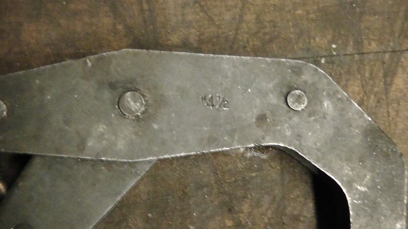 Enco Welding Clamp 4-1/2 “, #4.5, Copper Jaw, Used 3