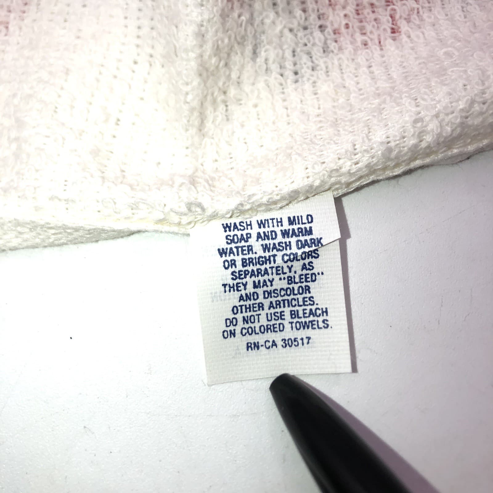 Vintage 18” x 10.5” Novelty Bingo Crying Towel - Made In USA - Free Shipping 6