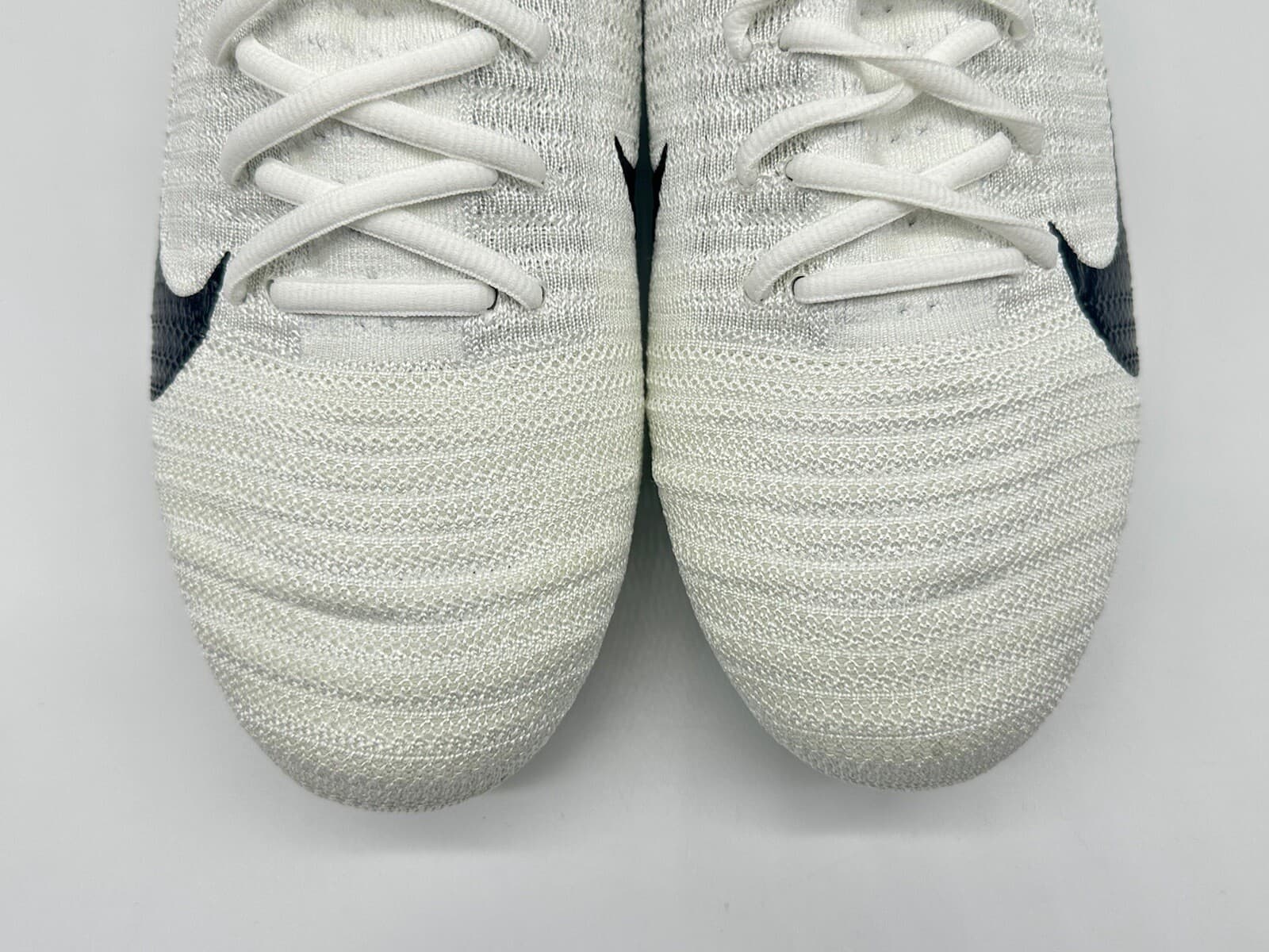 Nike Alpha Menace Elite 2 Flyknit Mens Size 13.5 Football Cleat White AO3374-101 6