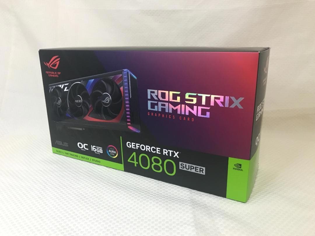 ASUS ROG Strix GeForce RTX 4080 Super OC 16GB GDDR6X Gaming GPU Graphics Card