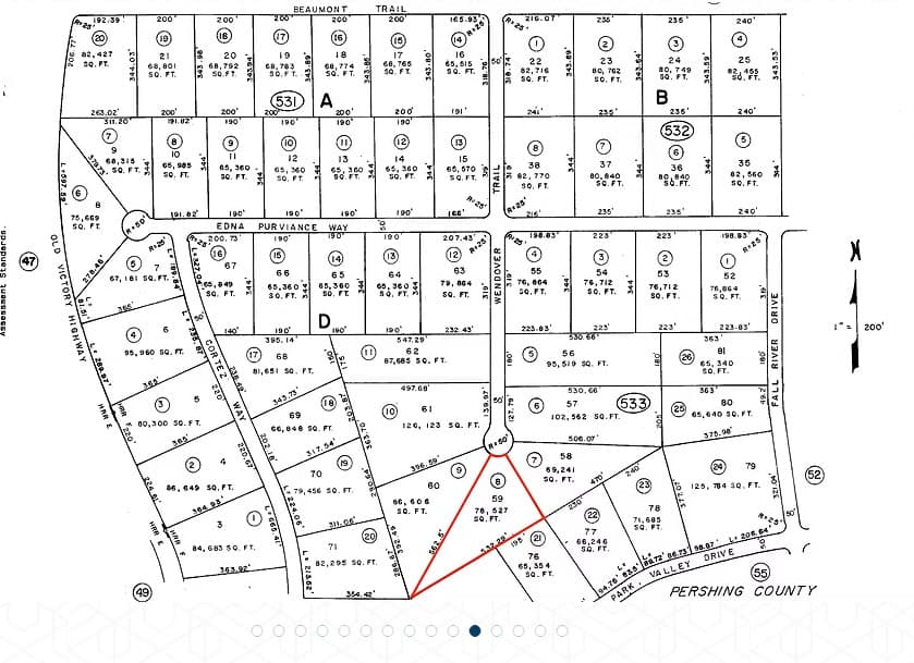1.87 ACRE -PERSHING NEVADA-SPECIAL OWNER FINANCING $239.00 A MONTH! 4