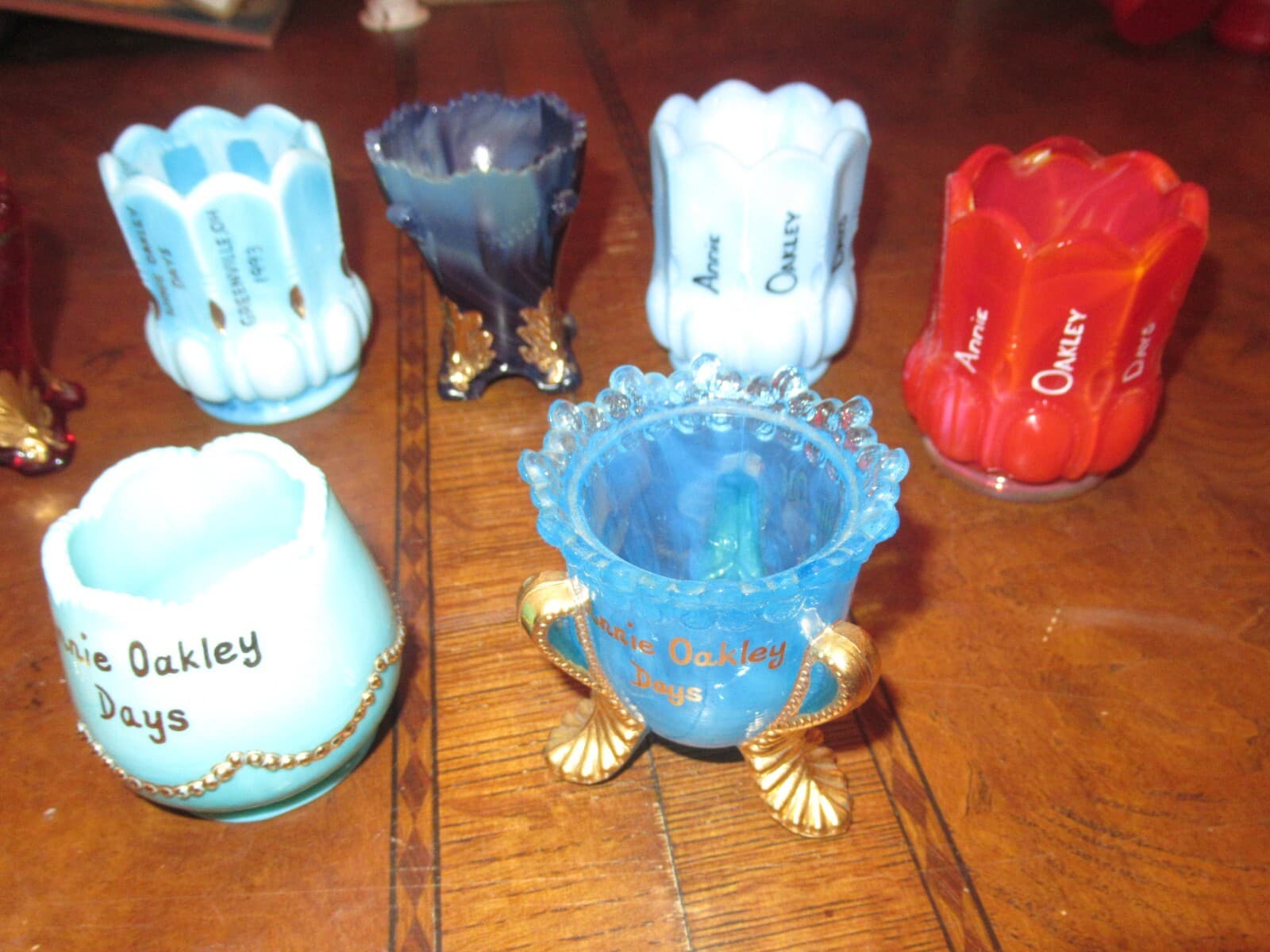 Annie Oakley Days Greenville Ohio Toothpick Holder Souvenir Lot (M646) 4