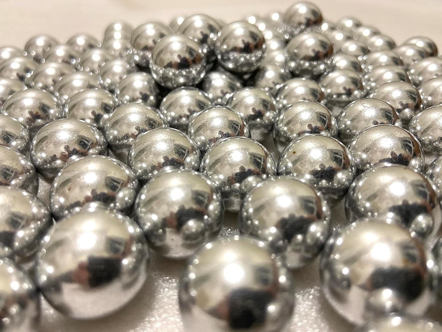 100 X 43 Cal Aluminum Balls for Self Defense and Target Practice, Solid Hard .43 3