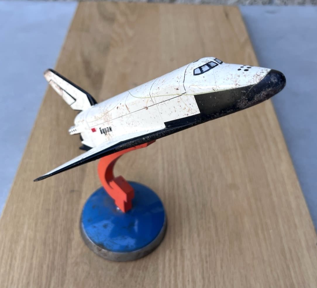 Vintage Soviet Union Buran Spaceshuttle Spacecraft Model Russia Spaceplane  CCCP