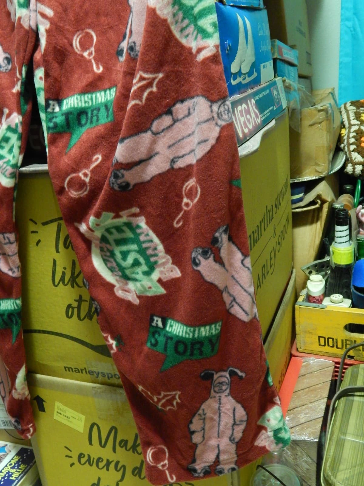 A Christmas Story (Adult Lg) Polyester Lounge Pants Ltd Xmas Movie Merch 6