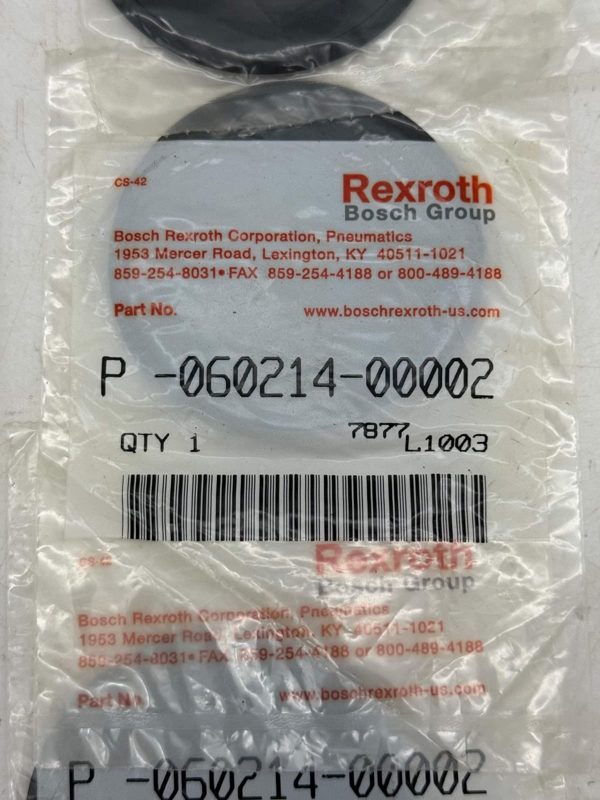Rexroth R431005412 P-060214-00002 Pneumatic Quick Exhaust Valve Repair Kit (New) 4