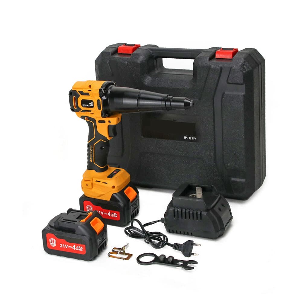 21V Brushless Cordless Electric Rivet Gun Handheld Electric Rivets with Battery 3