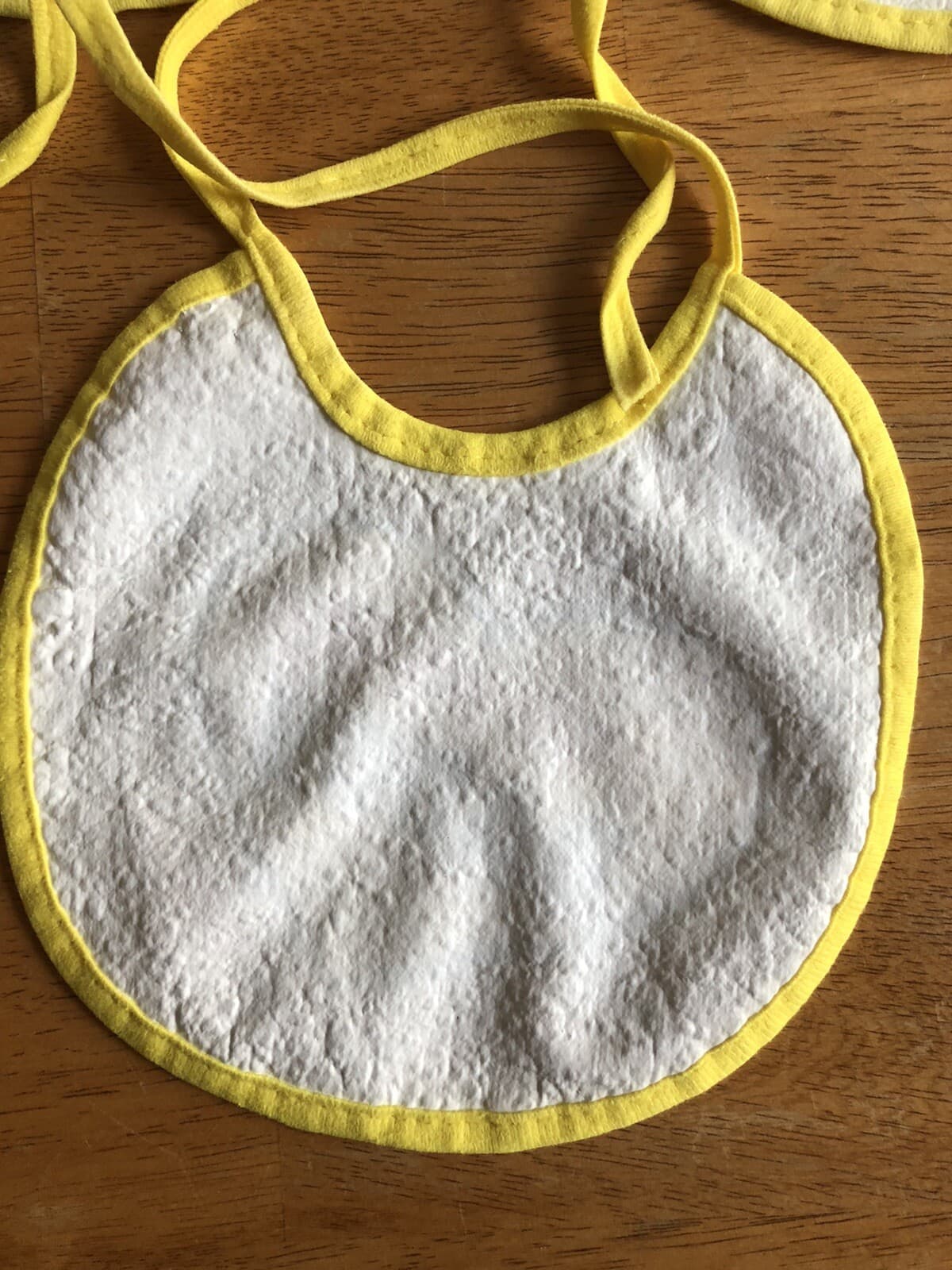 3 Playskool Disney Mickey Pluto Snoopy Tie Baby Bibs Vintage 80’s ?  7" x 7" 6