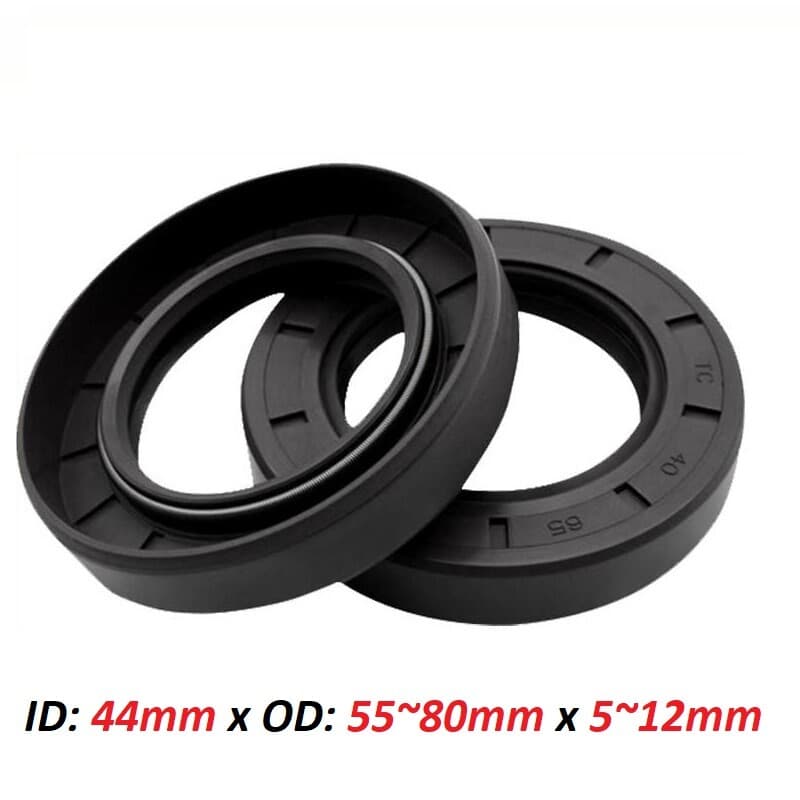 OIL SEAL - 44mm Inner Dia. Metric R23/TC Lip Arrangement NBR Rotary Shaft Seal