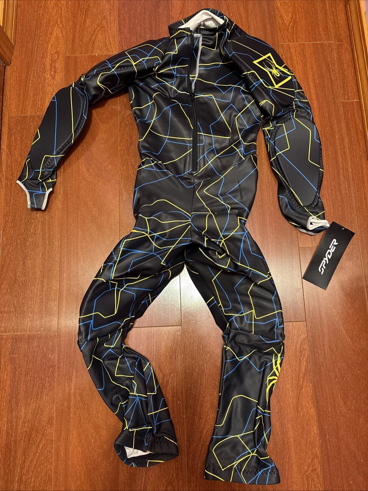 Spyder Kids' Ski Race Suit Performance GS Padded FIS Certified in Size 14/16