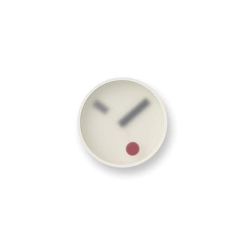 Lemnos KM22-01 WH KEHAI Wall Clock White Aluminum Frame 130x55mm Modern Style 4