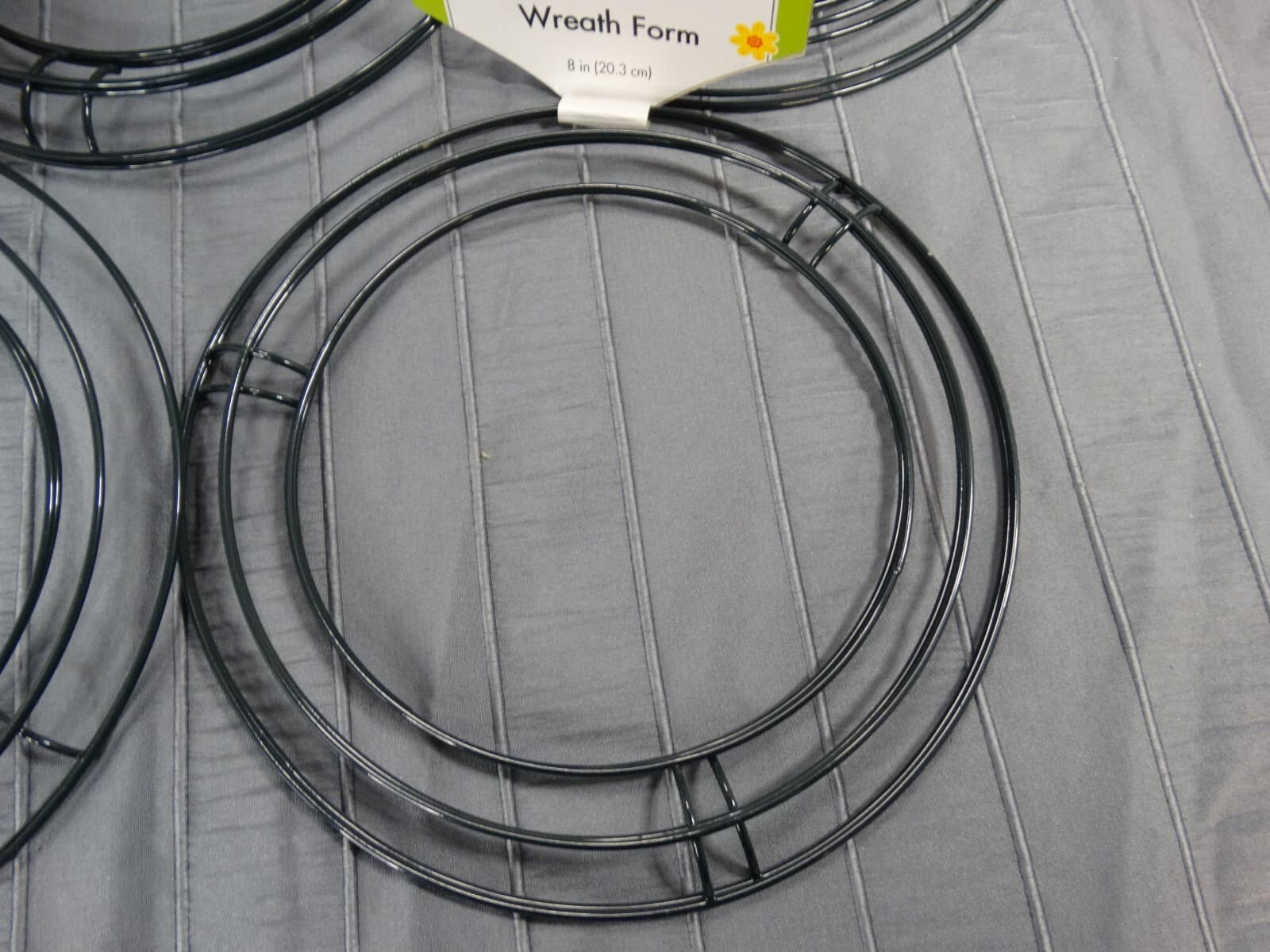 Floral Garden 2 PC Wreath Form, 8 IN. Lot of 9 2