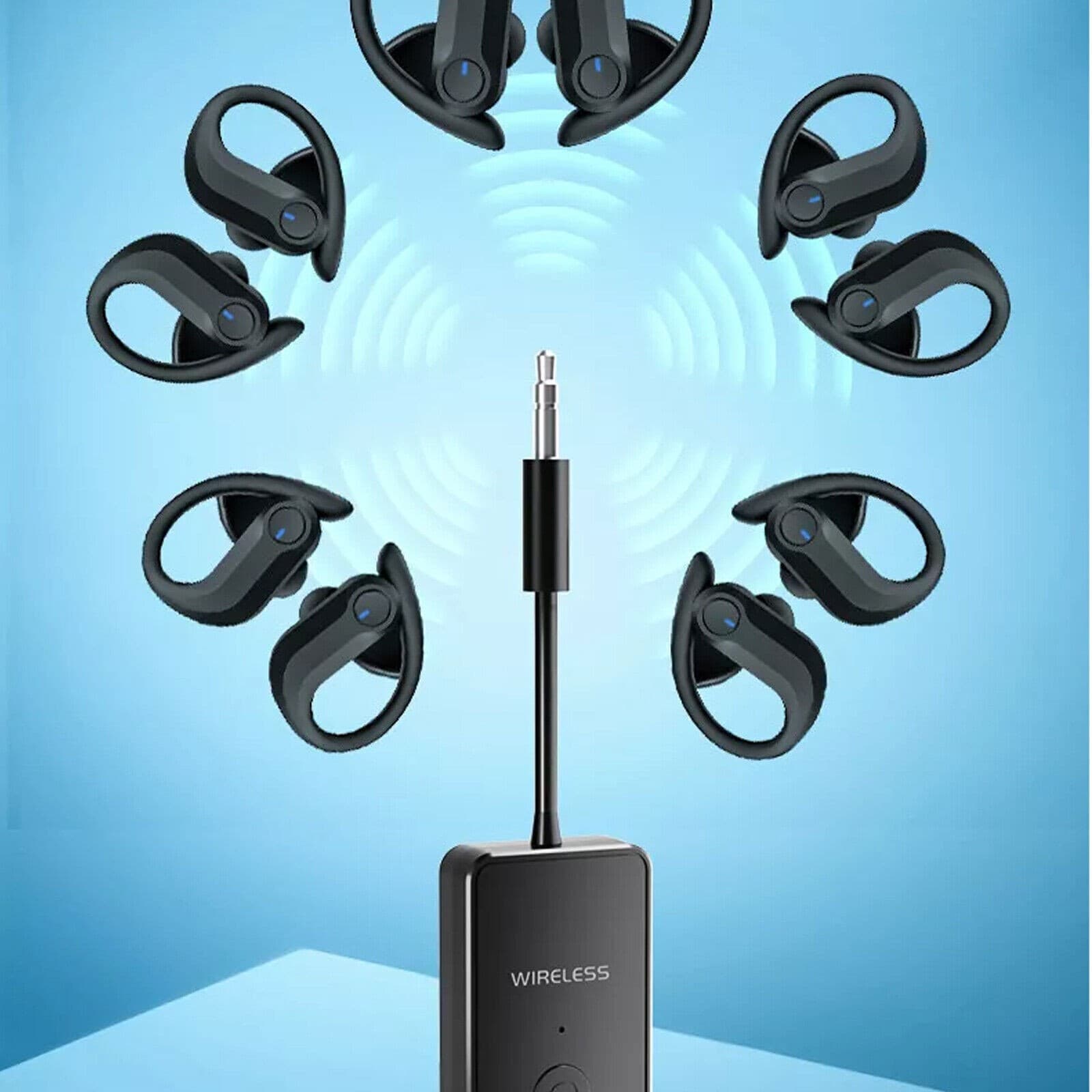 Wireless 2.4G In Ear-Monitor System Live Stage Monitoring Stereo HIFI Earphones. 4