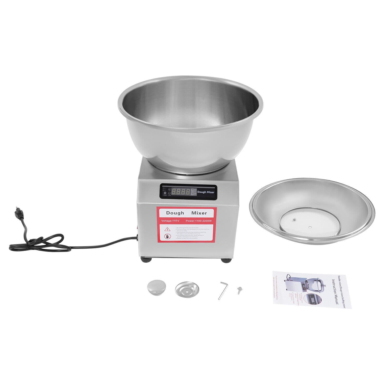 8kg Commercial Dough Maker Dough Kneading Machine Electric Dough Maker 1500W 3