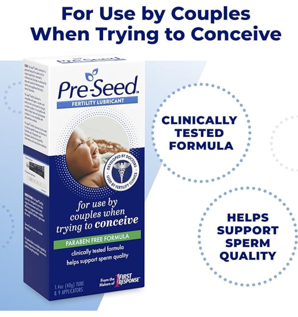 Pre-Seed Fertility Lubricant, For Use by Couples Trying to Conceive 2