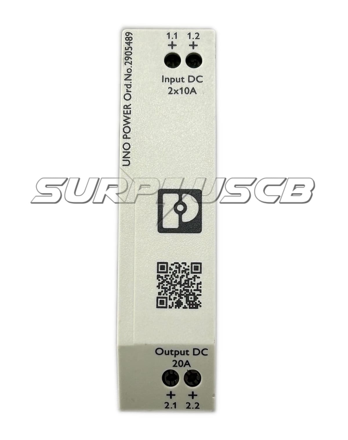 Phoenix Contact UNO-DIODE/5-24DC/2X10/1X20 Redundancy module, 5 V - 24 VDC 4