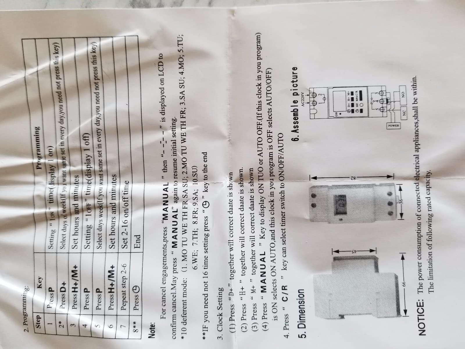 DC12V 16A Digital LCD DIN Programmable Weekly Rail Timer Time Relay Switch  6