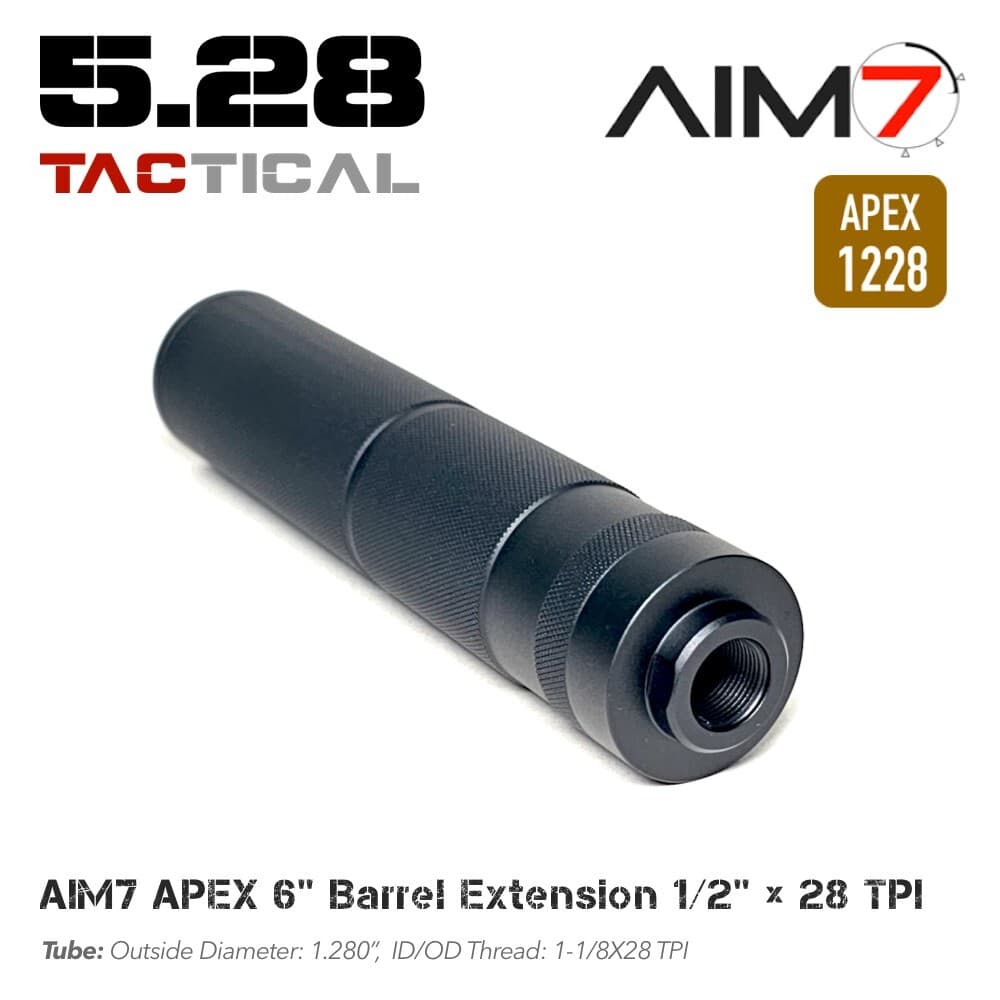AIM7 Precision APEX-1228 Modular Linear Compensator For AEG GBB Aluminum Black 2