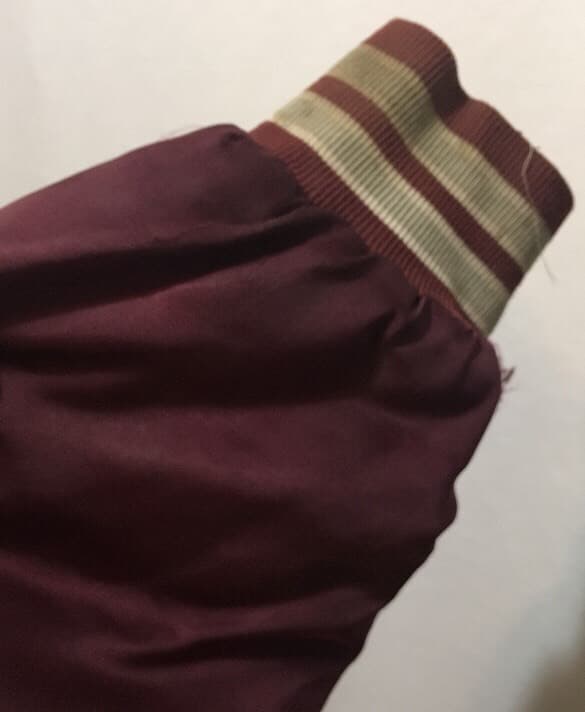 Softball Dugout Jacket Maroon Wendy Patches Pins Thermal Services Thunderbird XL 6