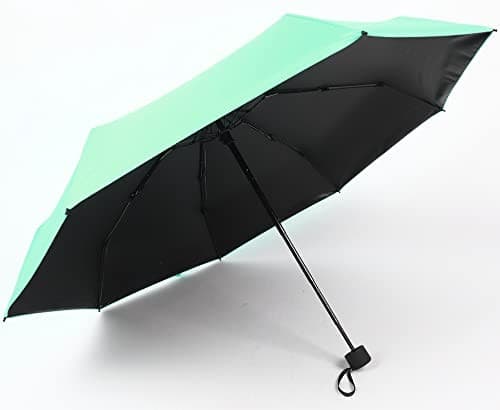  Compact Travel Umbrella,UV Protection, Lightweight Folding 39 Inches Turquoise 6