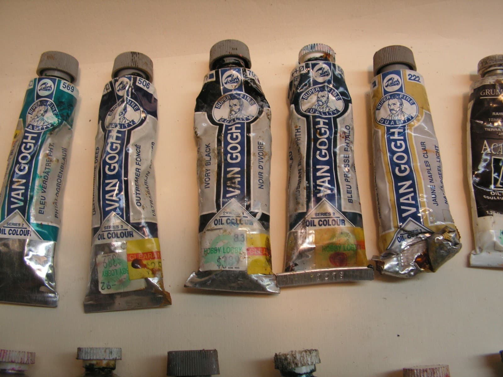 30 Vintage Oil Paints, 5Van Gogh S Fine, 9 Winsor & Newton, 2 Grumbacher ETC. 2