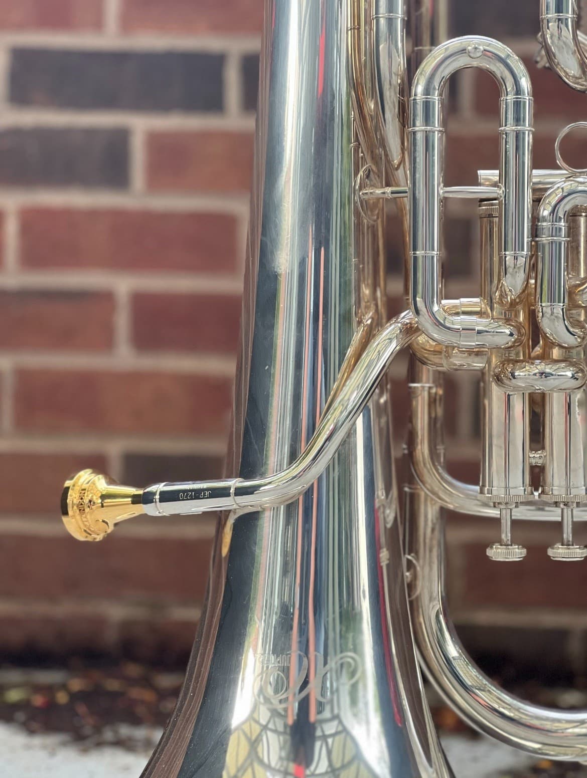 XO 1270 Professional Series Compensating Euphonium 1270S Silver 3