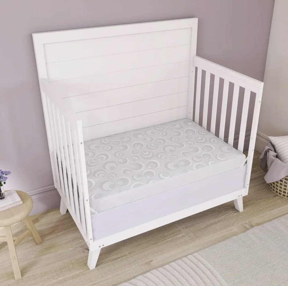 Dream on Me, 2-In-1 Breathable Foam Two-Sided 3" Mini/Portable Crib Mattress 6