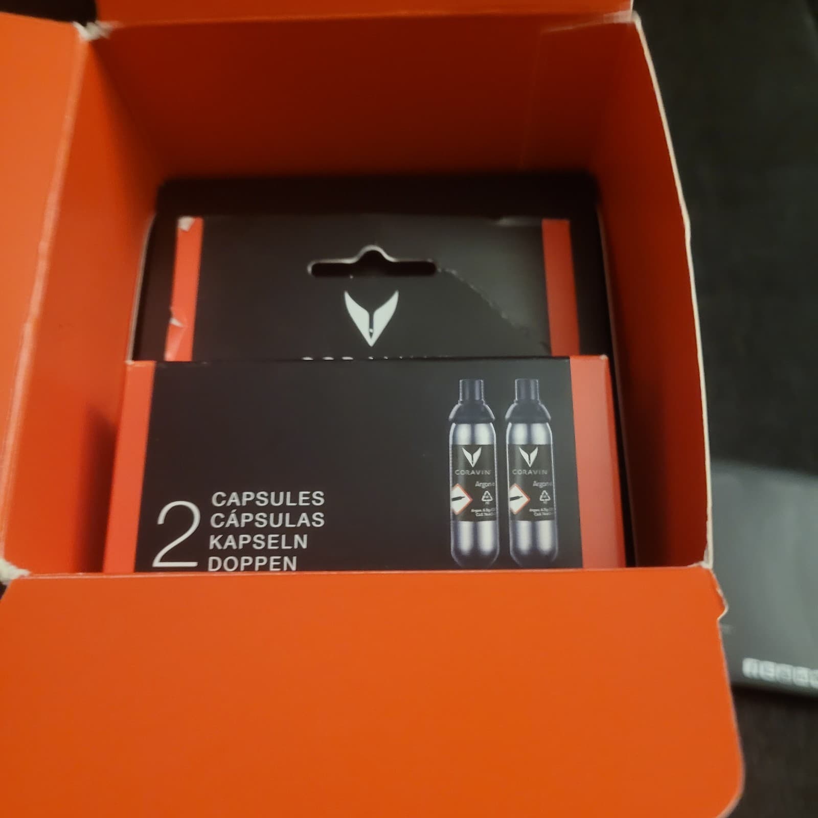 Coravin Model One 1 Wine Preservation System Plus 2 Argon Cartridges 4