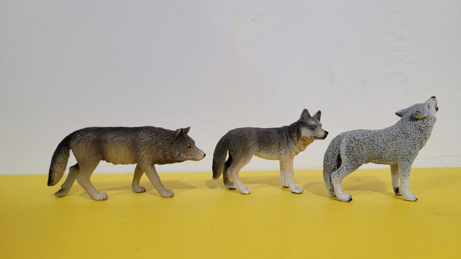 Schleich Mojo 3 Timber Gray Wolves Wolf Adult Wild North American Animal Figures 4