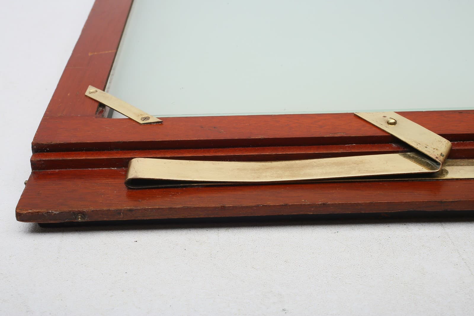 11x14 inch View Camera back+Wood+Brass+Ground Glass+16x16 inch frame+Works+NICE 3