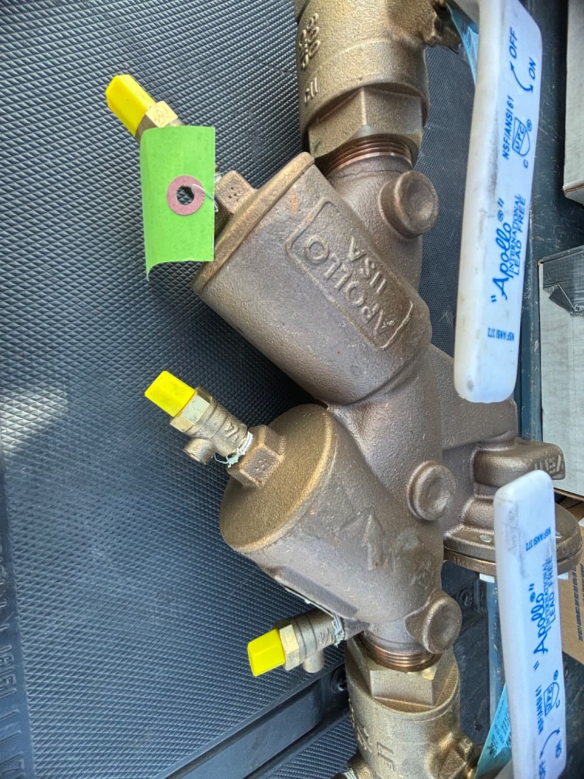 11/2” pressure zone backflow preventor apollo  RPLF4A new open box fast ship 6