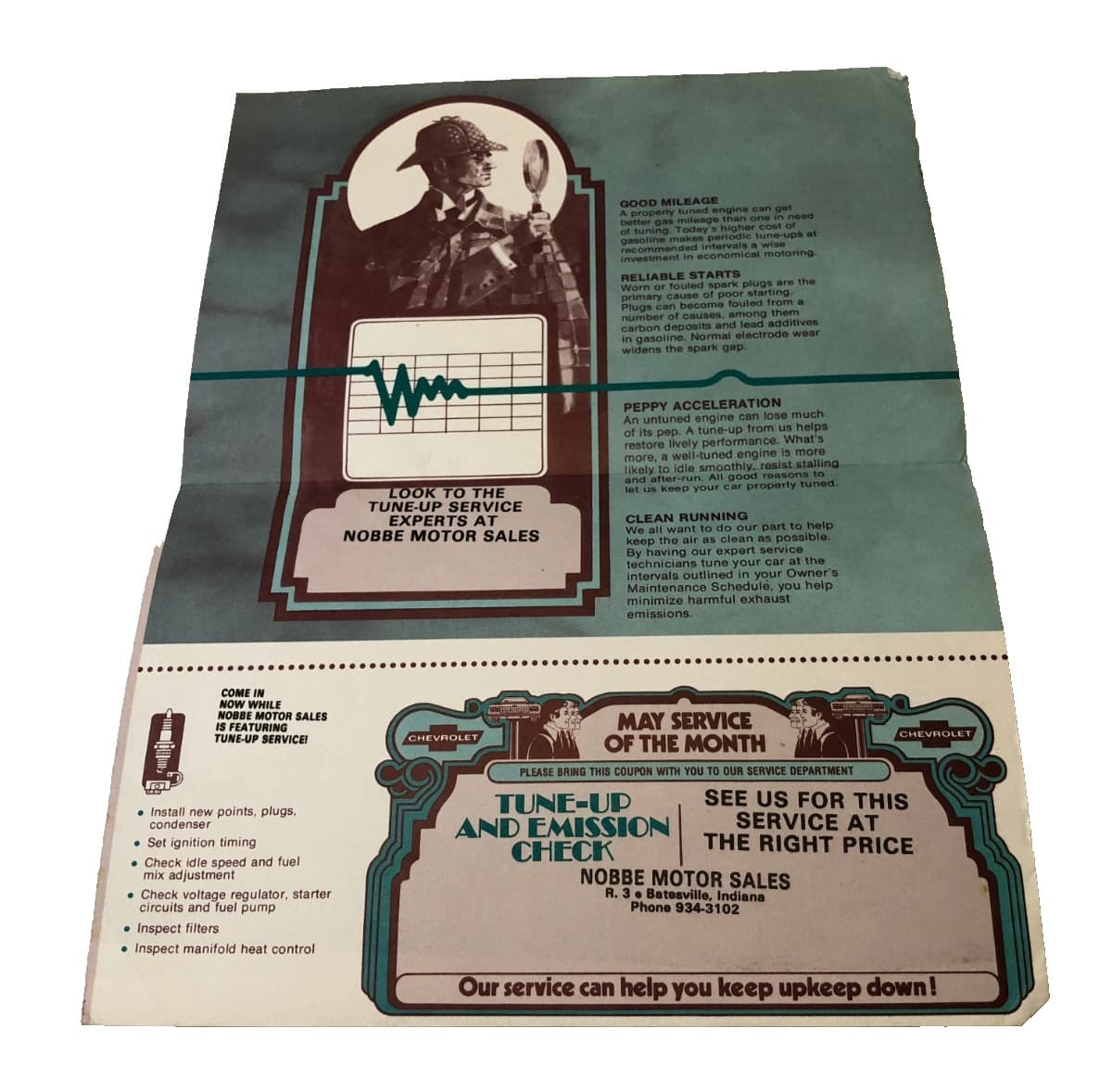 1976 Chevrolet dealer fold out  mailer brochure Bicentennial 3