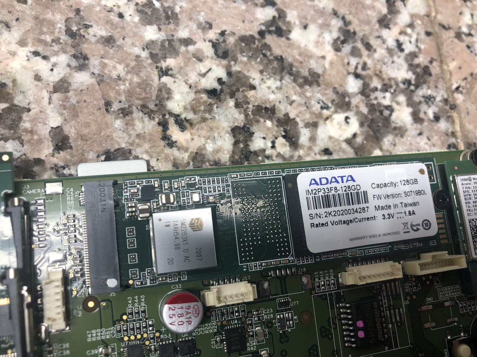 Micros POS Workstation Series 2 625X Main Board ABRJ88-D w/Wi-Fi, Memory And SSD 5