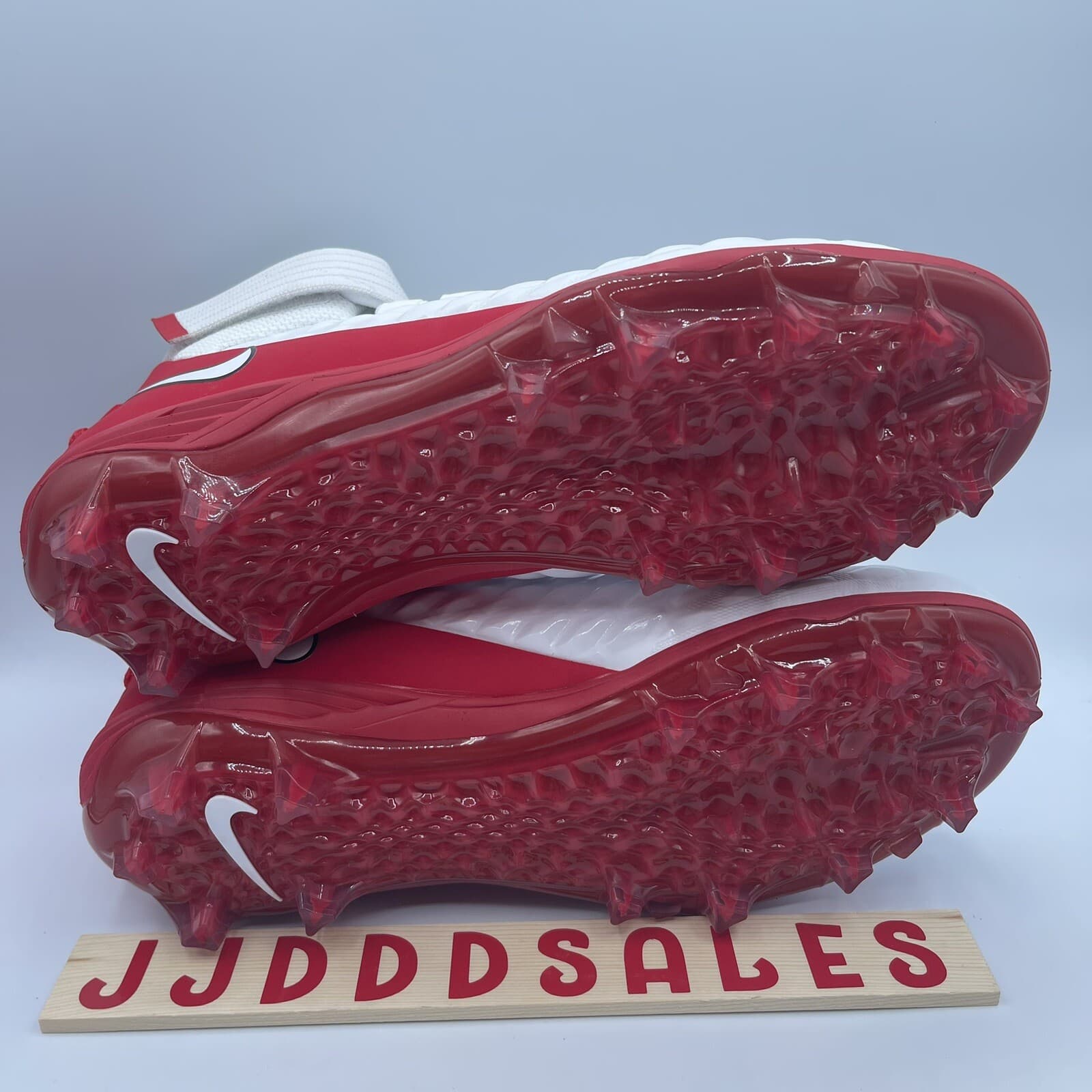 Nike Force Savage Pro 2 Football Cleats White Red BV3969-104 Men’s Size 14.5 6