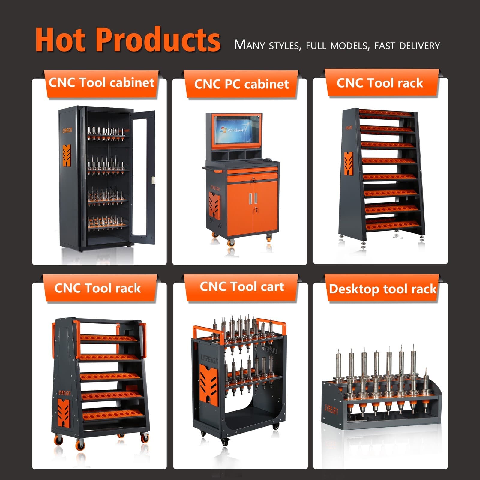 40 Taper Tool Wall Rack CAT40 BT40 Tool Holder Storage Tray CNC Storage Rack 2