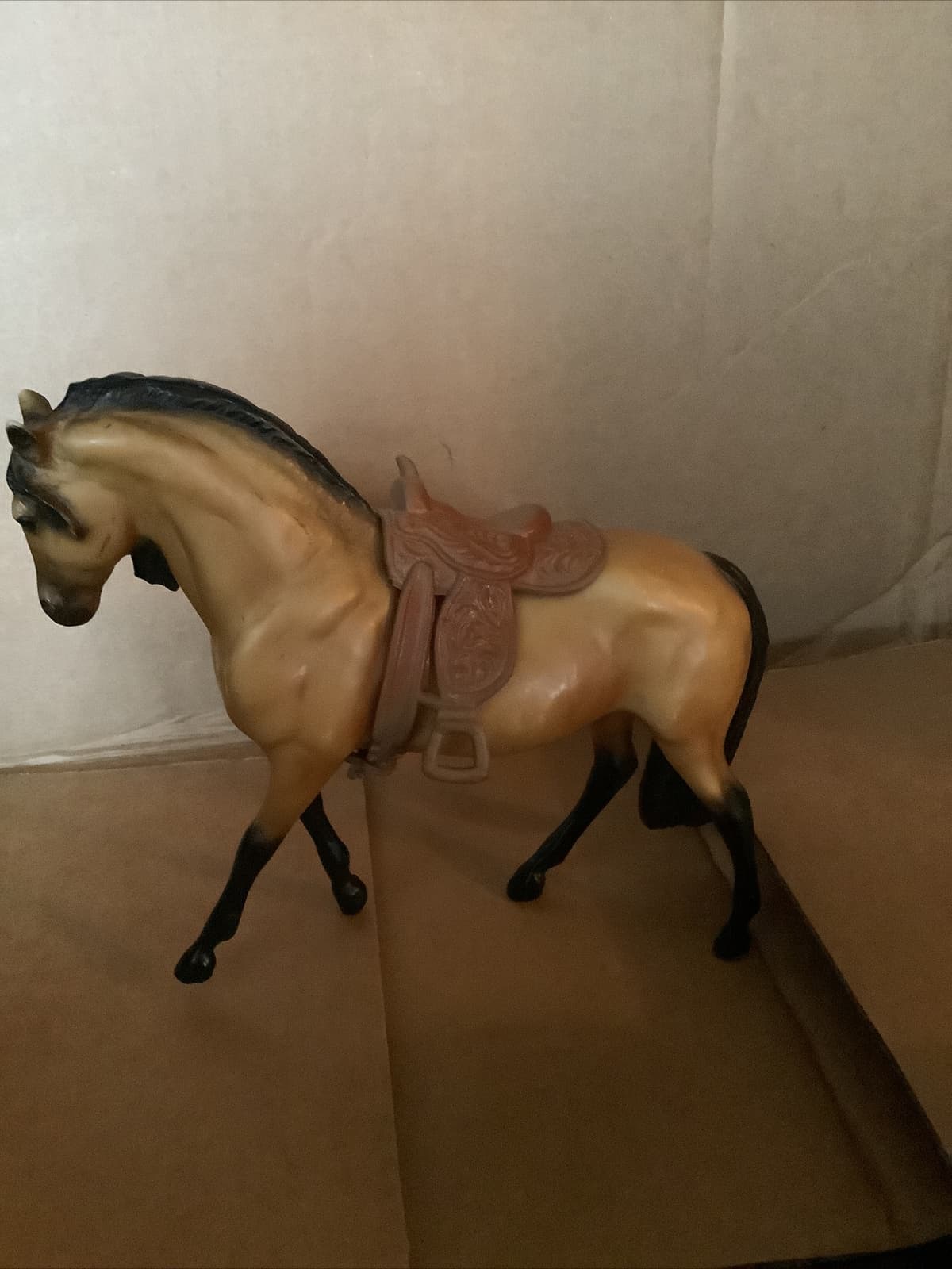 Vintage Breyer Molding Classic Andalusian Mare  7” X 6” With Saddle 5