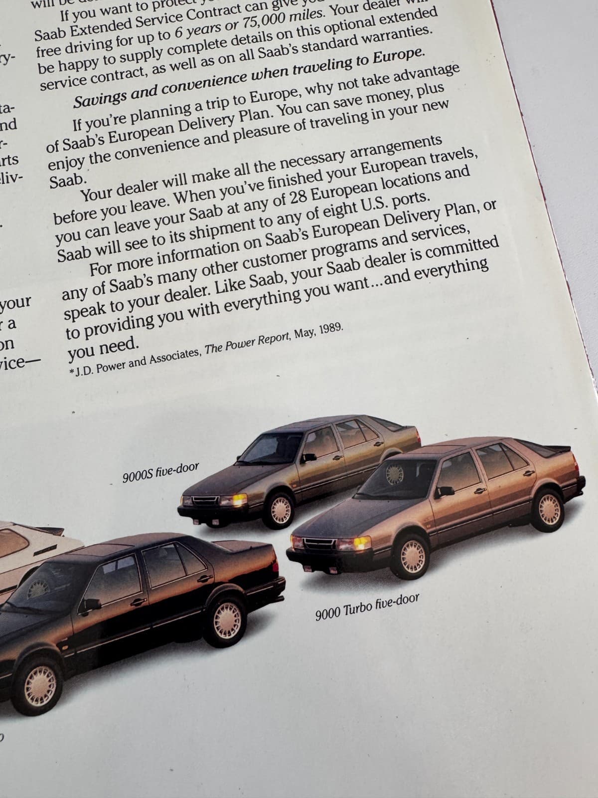 1990 SAAB Sales Brochure - Vintage (d22) 4