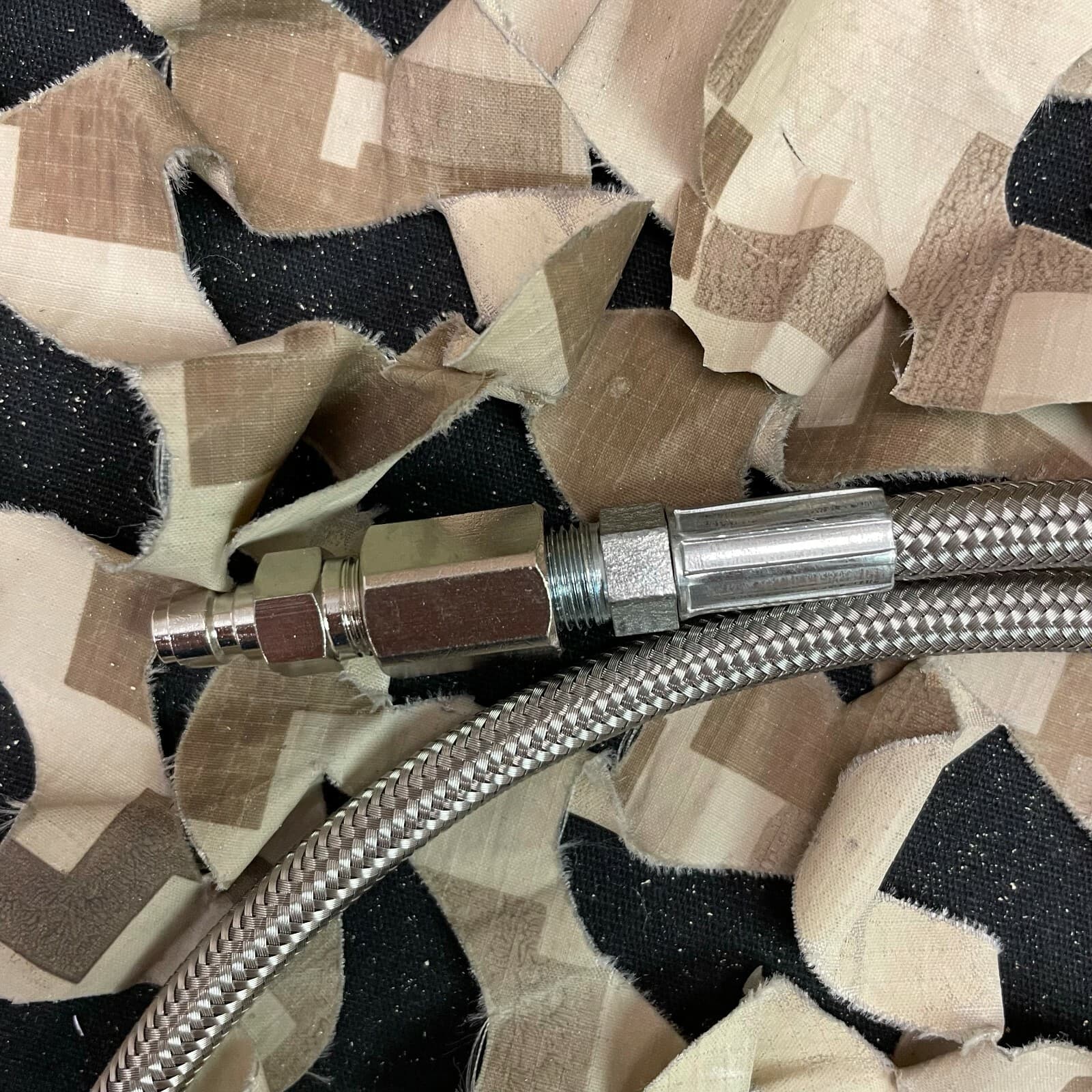 NEW Warrior Steel Braided Fill Whip Extension - 42" 3