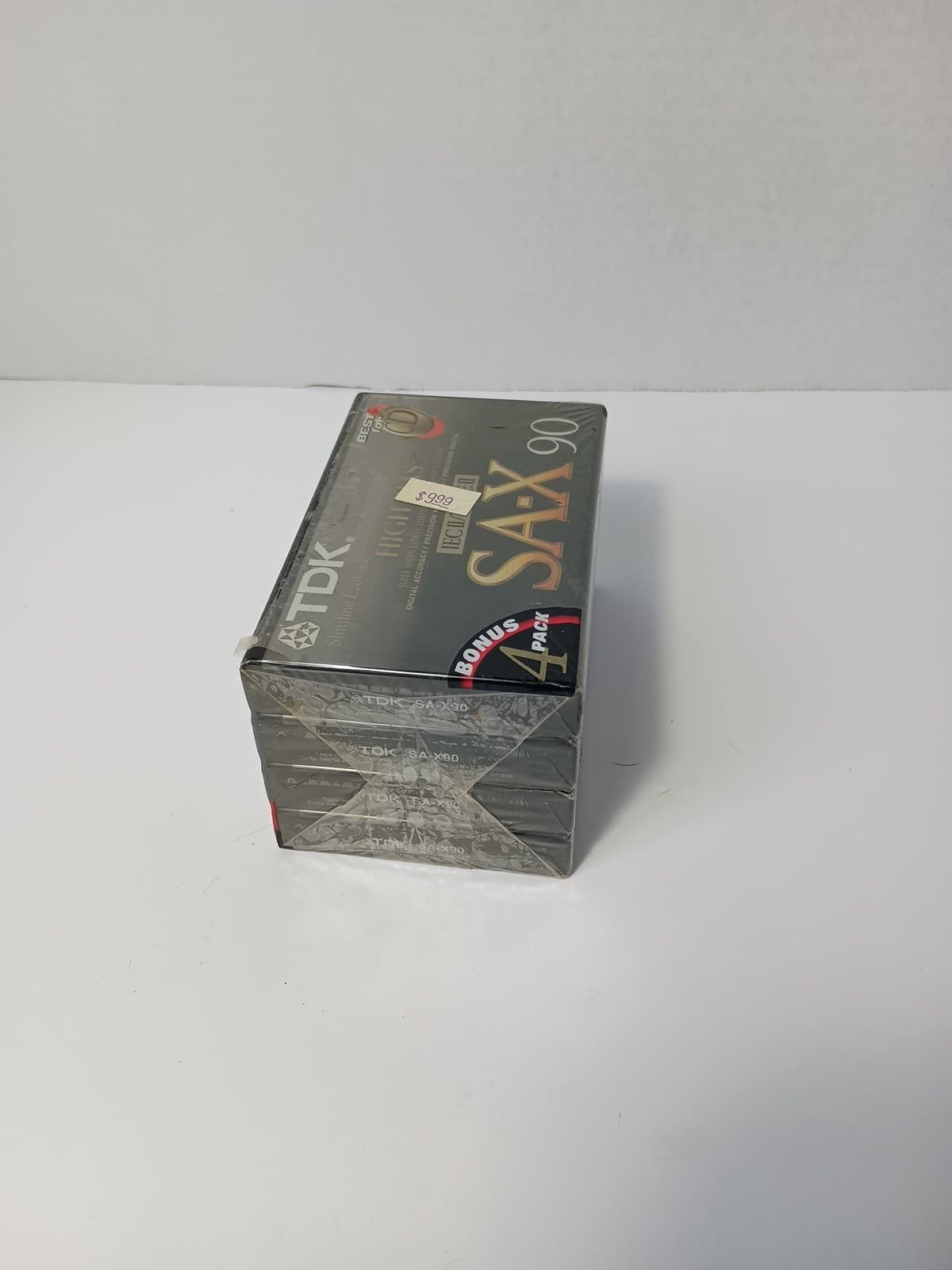 TDK SA-X 100 High Position Bias IEC II Type II Lot of 4 New Sealed Japan 2