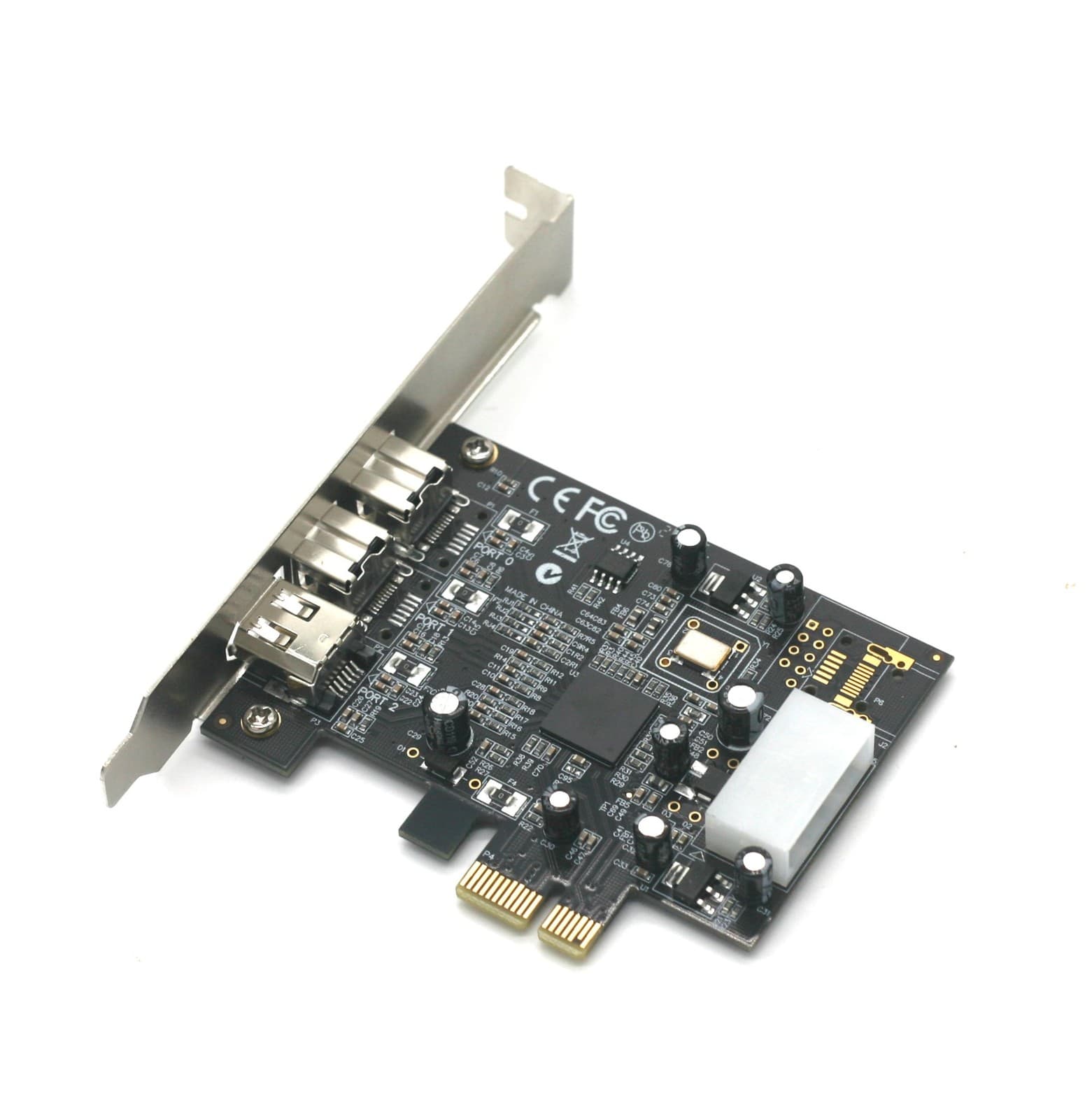 Firewire 800 Card TI Chipset 1394B PCI-Express Controller Card 3