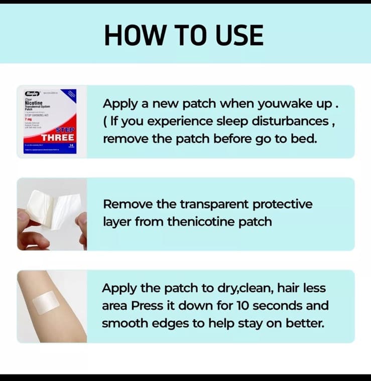 Rugby Clear Nicotine Transdermal System Patch - Step 3 - 7mg (14 Patches) 2