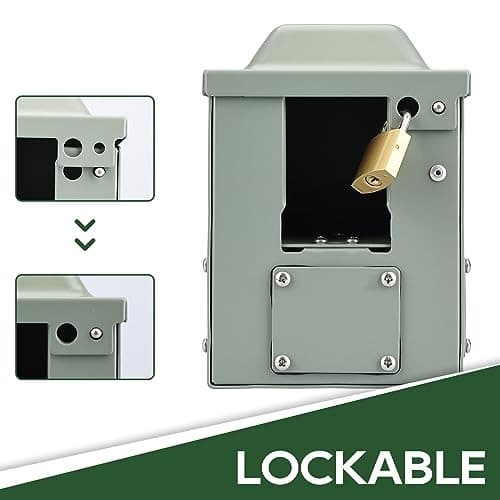  50 Amp 250 Volt 6-50R EV/Welding Power Outlet Box, Enclosed Lockable 50 AMP 6