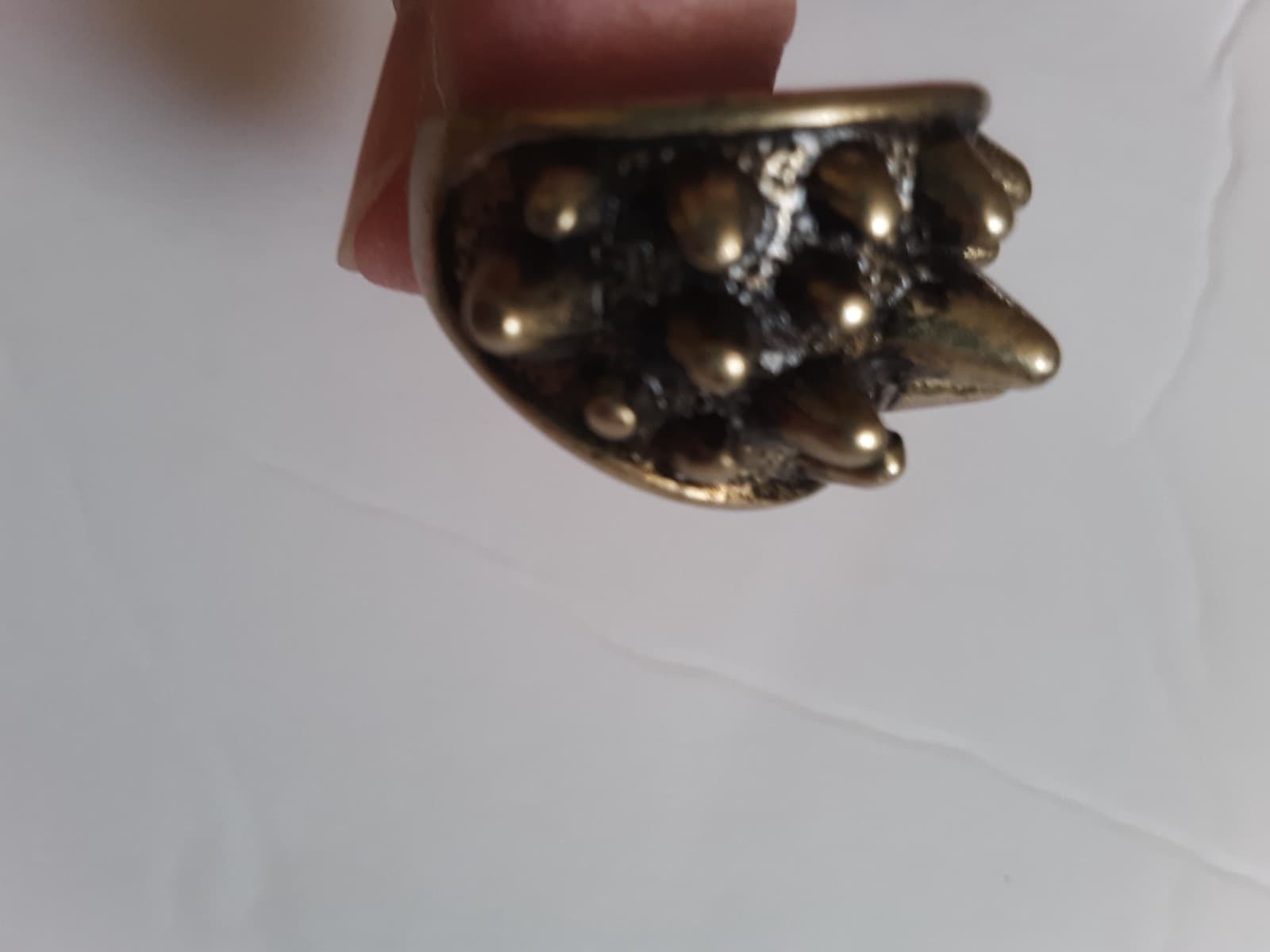 DRACULA UNTOLD Screen Used Brass Ring Production PROP 4