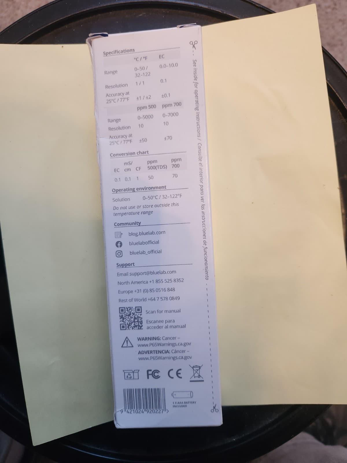 Bluelab BLU2221 Conductivity Pen 2