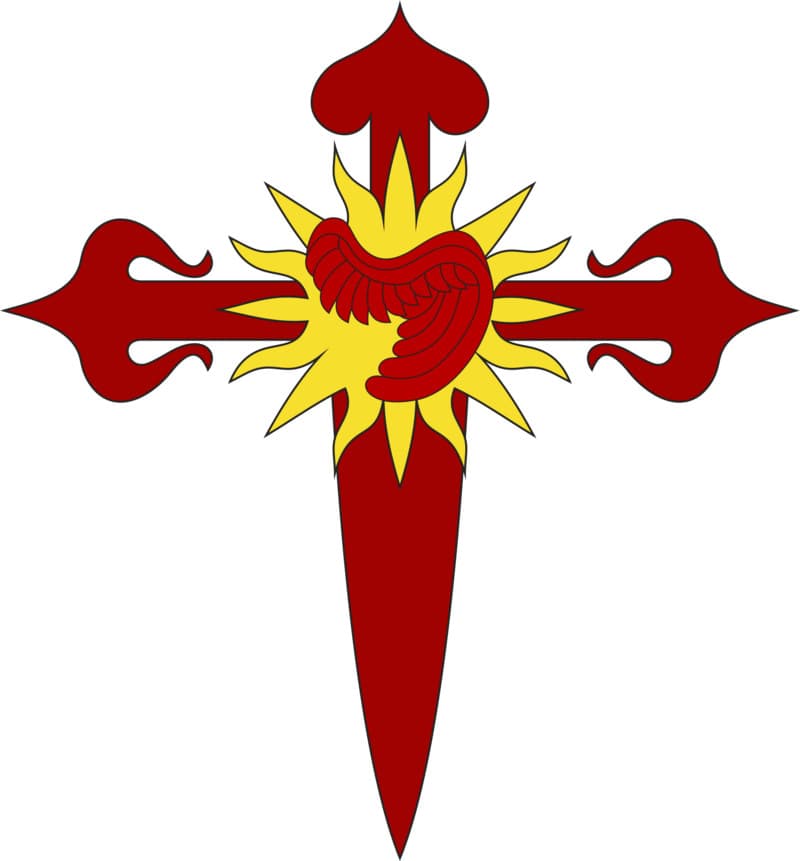 Patch with the symbols of the Order of the Wing of St. Michael. 4