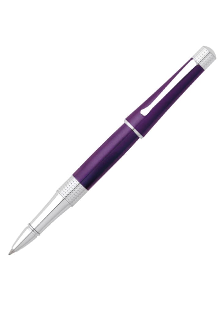ON SALE! CROSS BEVERLY DEEP PURPLE LACQUER  GEL ROLLERBALL PEN +XTRAS AT0495-7 4