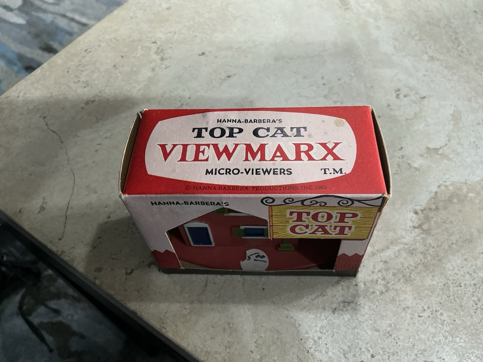 1962 MARX TOP CAT VIEWMARX MICRO-VIEWER HANNA BARBERA HONG KONG MINT IN BOX 5