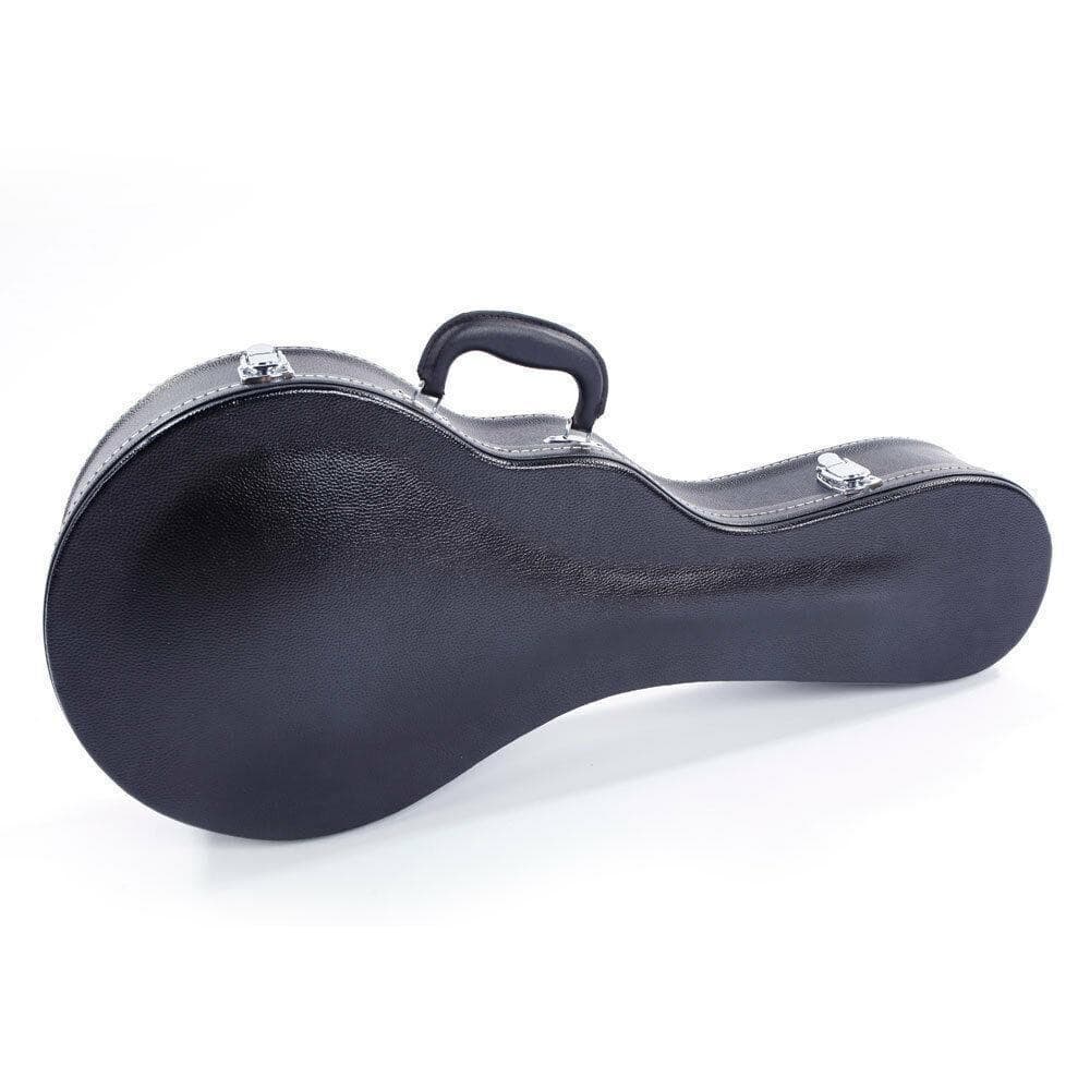 Hot High Quality Protable F-Style Mandolin Artificial Leather Case Black 2