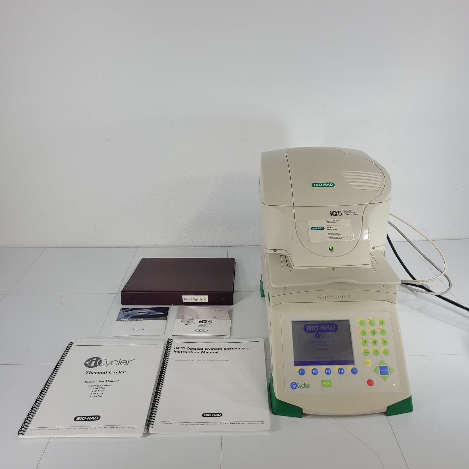 BIORAD iCycler Thermal Cycler w/ iQ5 Optical Module PCR Detection System 