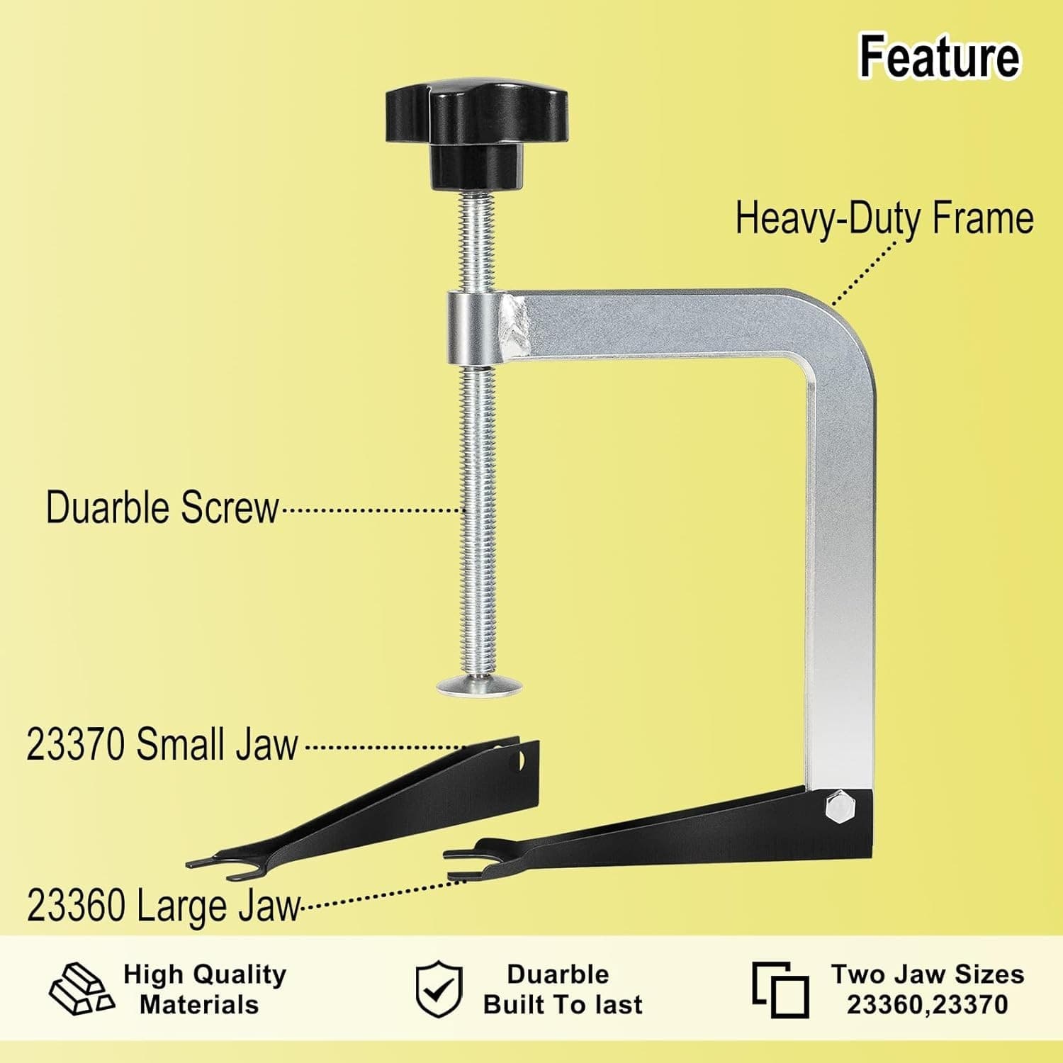 23300 Small Engine Valve Spring Compressor,Two Jaw Sizes,23360 Large Jaw & 23370 3